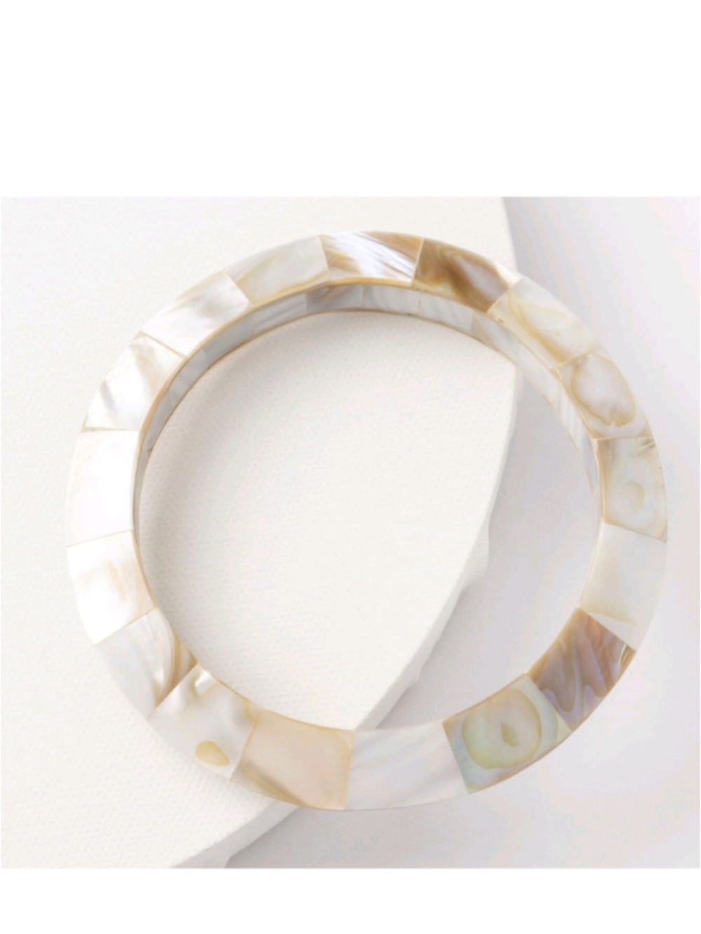 Plunder Design Fashion Trendy Jewelry Taya Natural Shell Bangle Cuff Bracelet